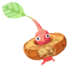 Red Pikmin with donut