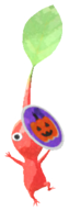 Red Pikmin with sticker