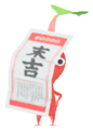 Red Pikmin with fortune