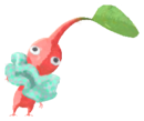 Red Pikmin with hair tie
