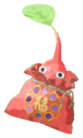 Red Pikmin with lunar new year ornament