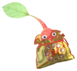 Red Pikmin with lunar new year ornament