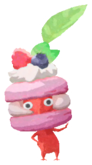 Red Pikmin with macaron