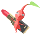 Red Pikmin with lipstick