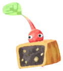 Red Pikmin with mooncake