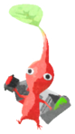 Red Pikmin with paint