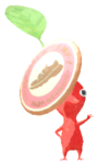 Red Pikmin with photo button
