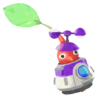 Red Pikmin with Pikmin 4 spaceship