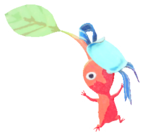 Red Pikmin with present sticker