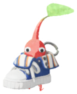 Red Pikmin with sneaker keychain