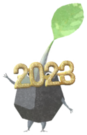 Rock Pikmin with 2023 glasses