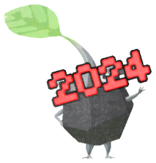 Rock Pikmin with 2024 glasses