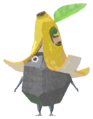 Rock Pikmin with banana