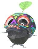 Rock Pikmin with calavera