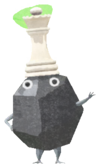Rock Pikmin with chess piece