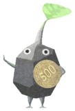 Rock Pikmin with coin