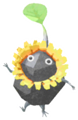 Rock Pikmin with dandelion