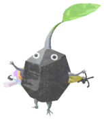 Rock Pikmin with fishing lure