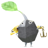 Rock Pikmin with fishing lure