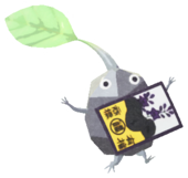Rock Pikmin with flower card