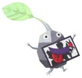 Rock Pikmin with flower card