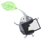Rock Pikmin with flower card