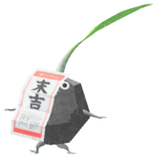 Rock Pikmin with fortune