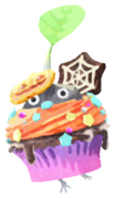 Rock Pikmin with halloween candy