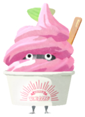 Rock Pikmin with ice cream