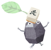 Rock Pikmin with mahjong tile