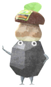 Rock Pikmin with mushroom