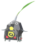 Rock Pikmin with paper train