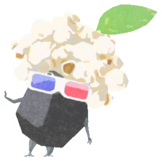 Rock Pikmin with popcorn