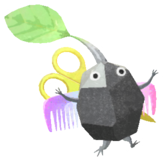 Rock Pikmin with scissors