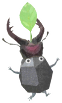 Rock Pikmin with stag beetle