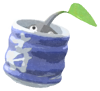 Rock Pikmin with sushi