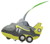 Rock Pikmin with toy airplane