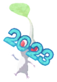 White Pikmin with 2023 glasses
