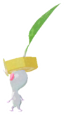 White Pikmin with banana