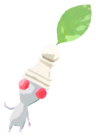 White Pikmin with chess piece