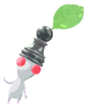 White Pikmin with chess piece