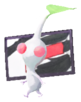 White Pikmin with flower card