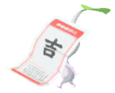 White Pikmin with fortune