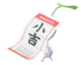 White Pikmin with fortune
