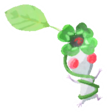 White Pikmin with clover