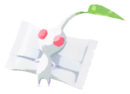 White Pikmin with hotel key