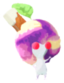 White Pikmin with ice cream