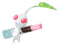 White Pikmin with lipstick
