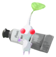 White Pikmin with paint