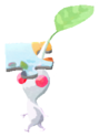 White Pikmin with puzzle piece